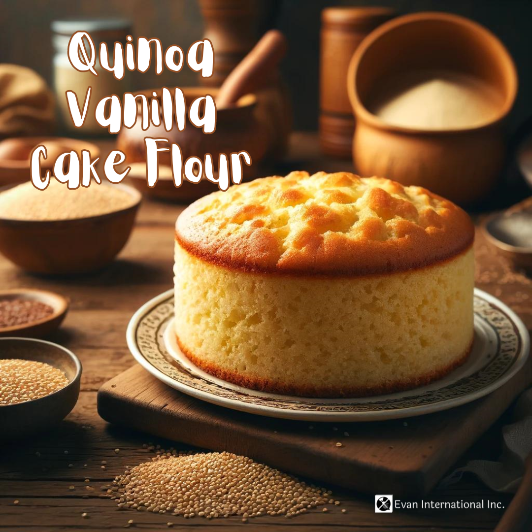 Quinoa Vanilla Cake Flavored Pre-Mix Flour